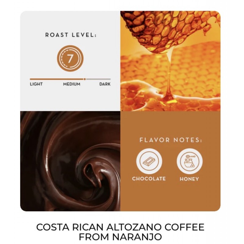 Café Britt® - Kostarikas kafijas komplekts 5xORIGIN (340 GR.) (5 iepakojumi + dāvana) (kafija no: Poas, Tres Rios, Tarrazú, Naranjo un Monteverde) - veselas pupiņas, Arabica kafija, košera, bezglutēna, gardēžu un vidēji gaiša un tumša grauzdējuma